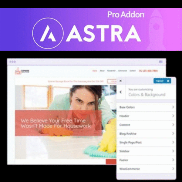 Astra Pro Addon – সহজেই কাস্টমাইজ করুন, দ্রুত বানান প্রফেশনাল সাইট