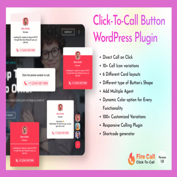 FireCall – One-Click Call Button for WordPress