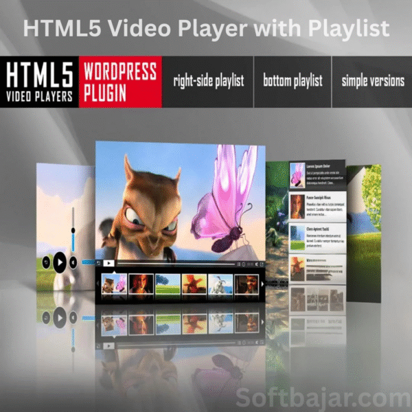 HTML5 Video Player with Playlist – WordPress Plugin