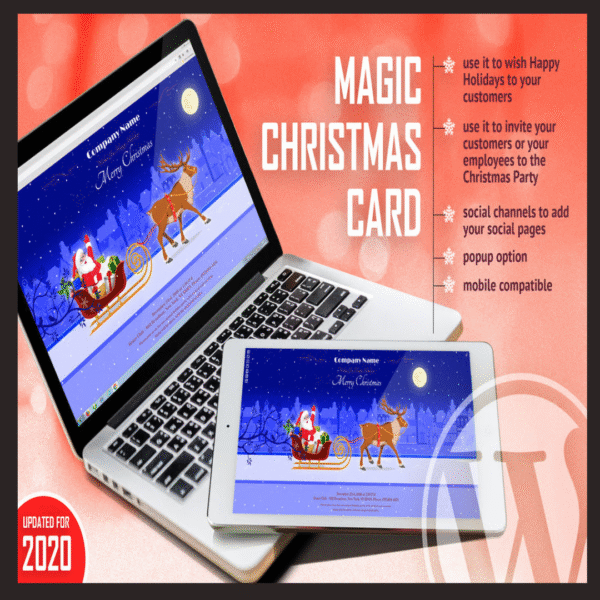 Magic Christmas Card with Stunning Animations – WP Plugin