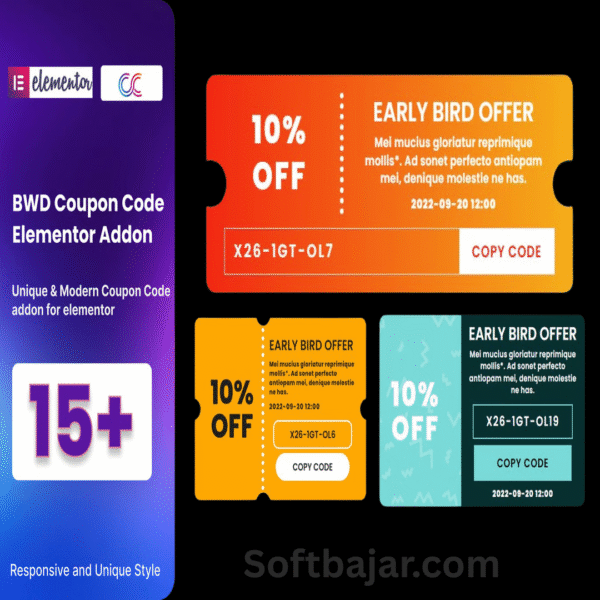 Smart Coupon Code Plugin for Elementor