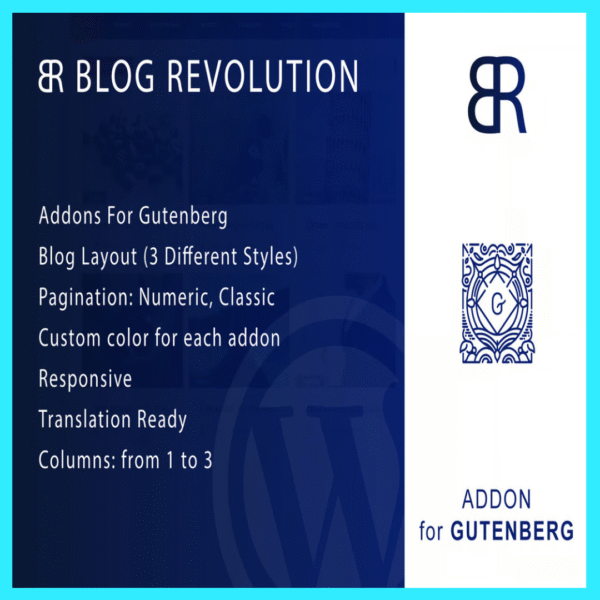 Power Blogging with Gutenberg – Blog Revolution Plugin