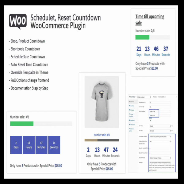WooCP – Schedule & Reset Countdown Timer for WooCommerce