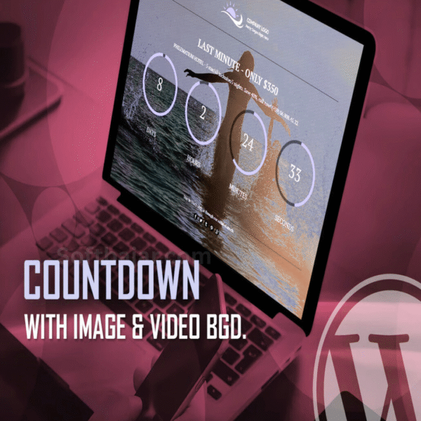 Image or Video Background Countdown Plugin for WP