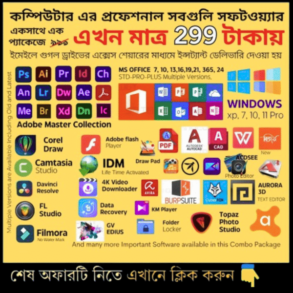 Premium PC Software Bundle – One-Time Purchase, Lifetime Access