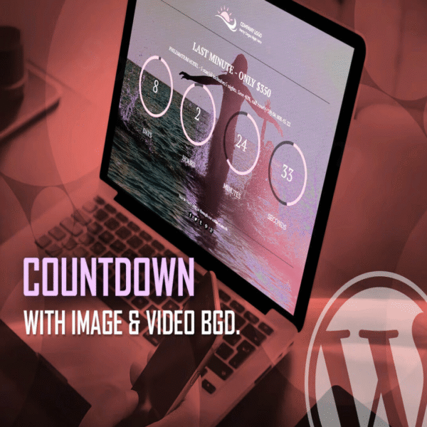 Countdown Timer with Image or Video Background – WordPress Plugin