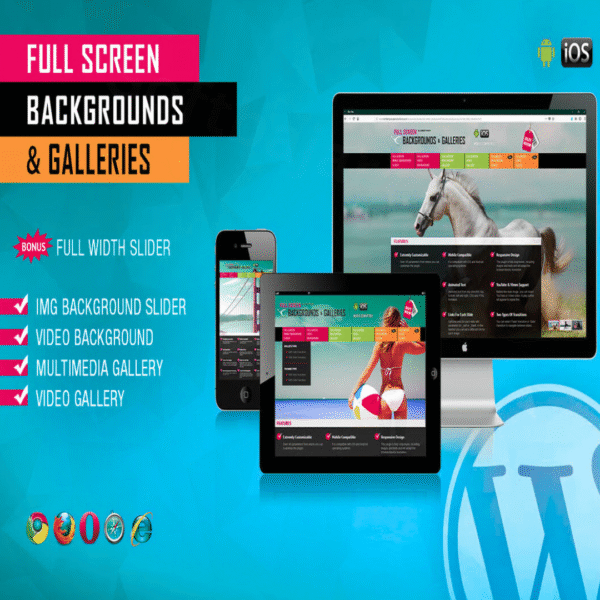 Fullscreen Image & Video Background for WordPress Plugin