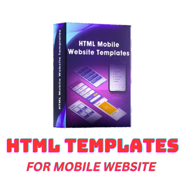 HTML Templates for Mobile Website