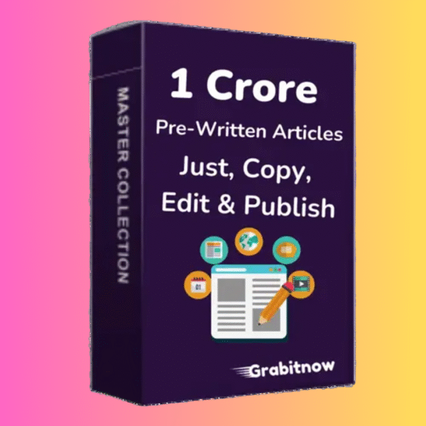 Bundle of 1 Crore Pre-Written Articles
